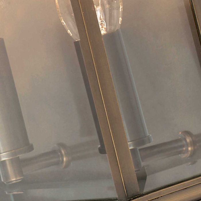 Holborn 2 Light Half Lantern Medium - Dark Bronze