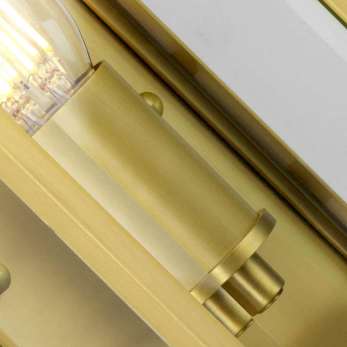 Holborn 1 Light Small Half Lantern - Brushed Brass