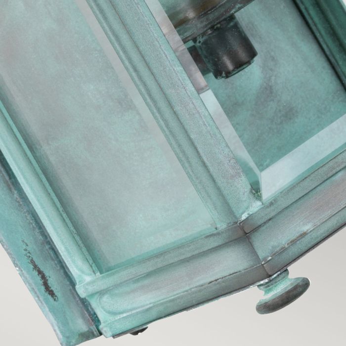 Holborn 1 Light Small Half Lantern - Verdigris