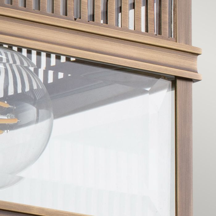 Holborn 2 Light Flush - Dark Bronze