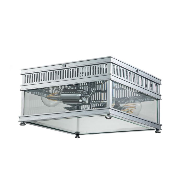 Holborn 2 Light Flush - Polished Chrome