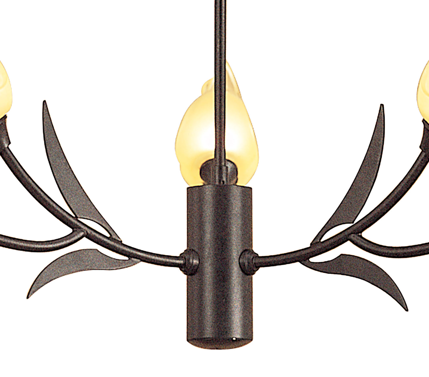 Holland Telescopic Pendant 9 Light G9, Brown/Black Oxide by Mantra