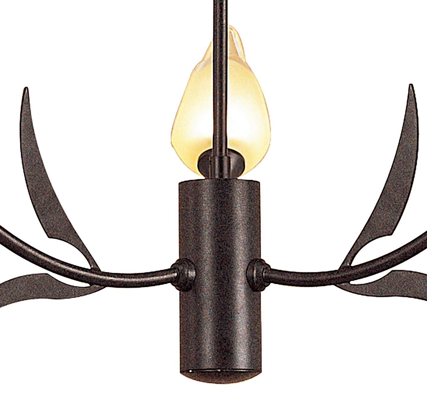 Holland Telescopic Pendant 3 Light G9, Brown/Black Oxide by Mantra