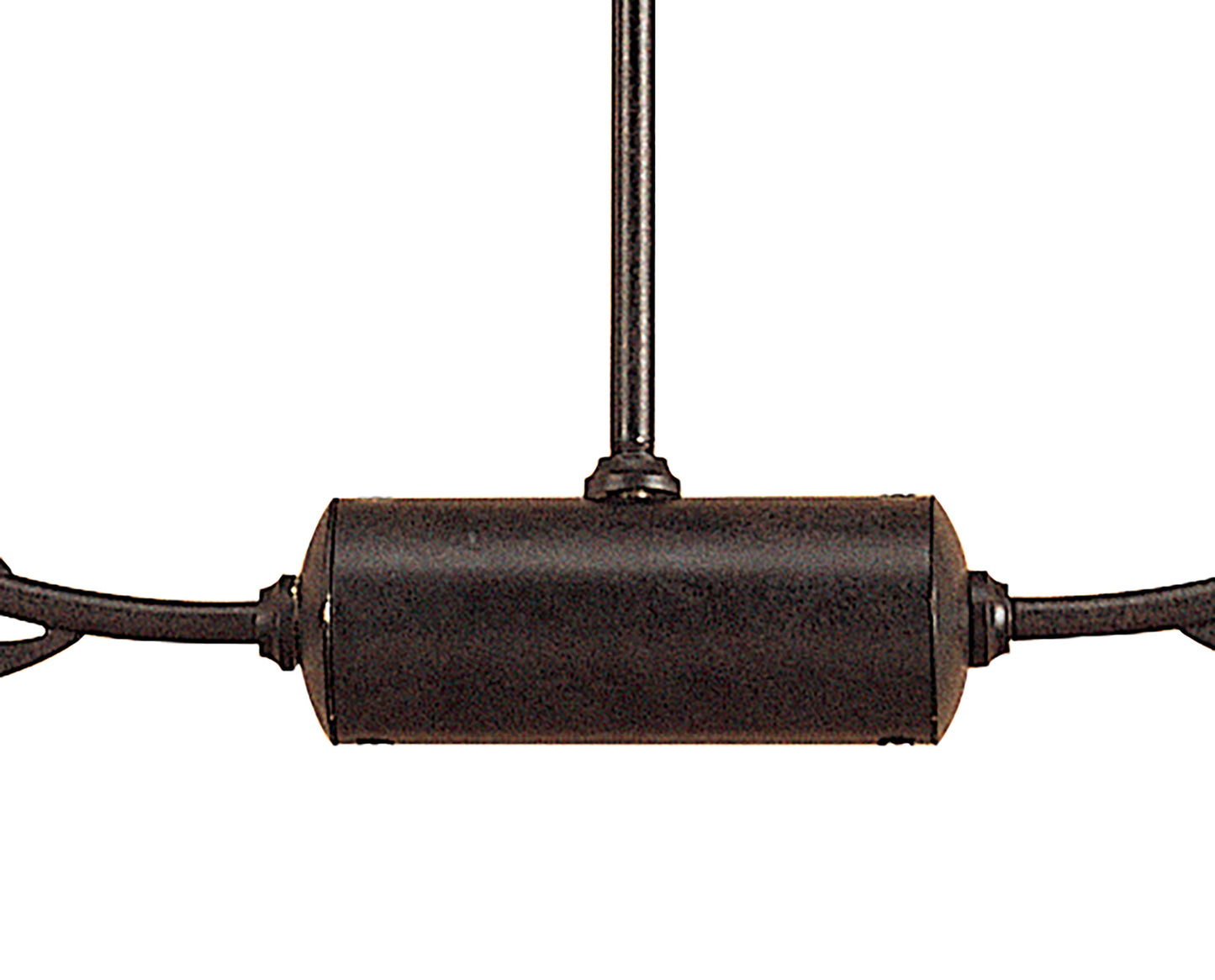 Holland Telescopic Linear Pendant Line 4 Light G9, Brown, Black Oxide by Mantra