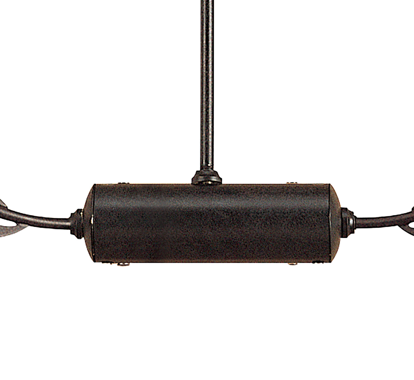 Holland Telescopic Linear Pendant Line 6 Light G9, Brown, Black Oxide by Mantra