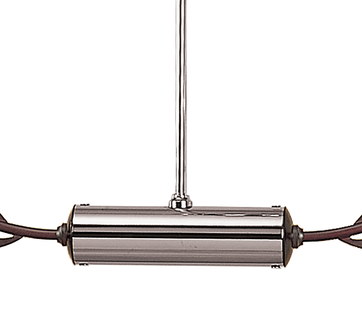 Holland Telescopic Linear Pendant Line 6 Light G9, Polished Chrome, Wenge by Mantra