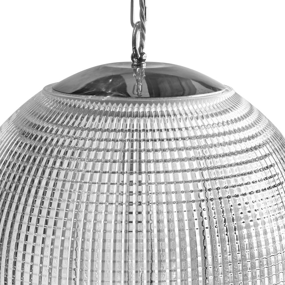 Soho Lighting Hollen Globe Classic Nickel Glass Pendant Light - The Schoolhouse Collection