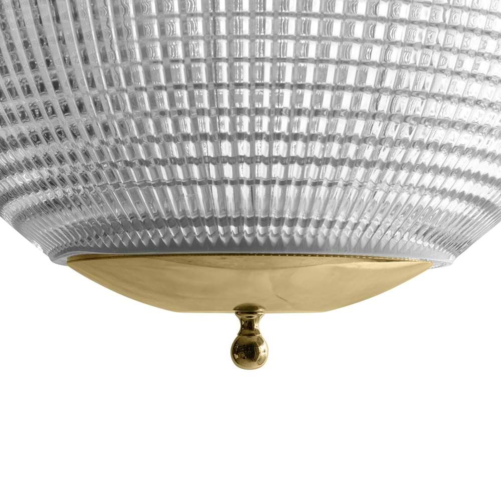 Soho Lighting Hollen Globe Classic Polished Brass Glass Pendant Light - The Schoolhouse Collection