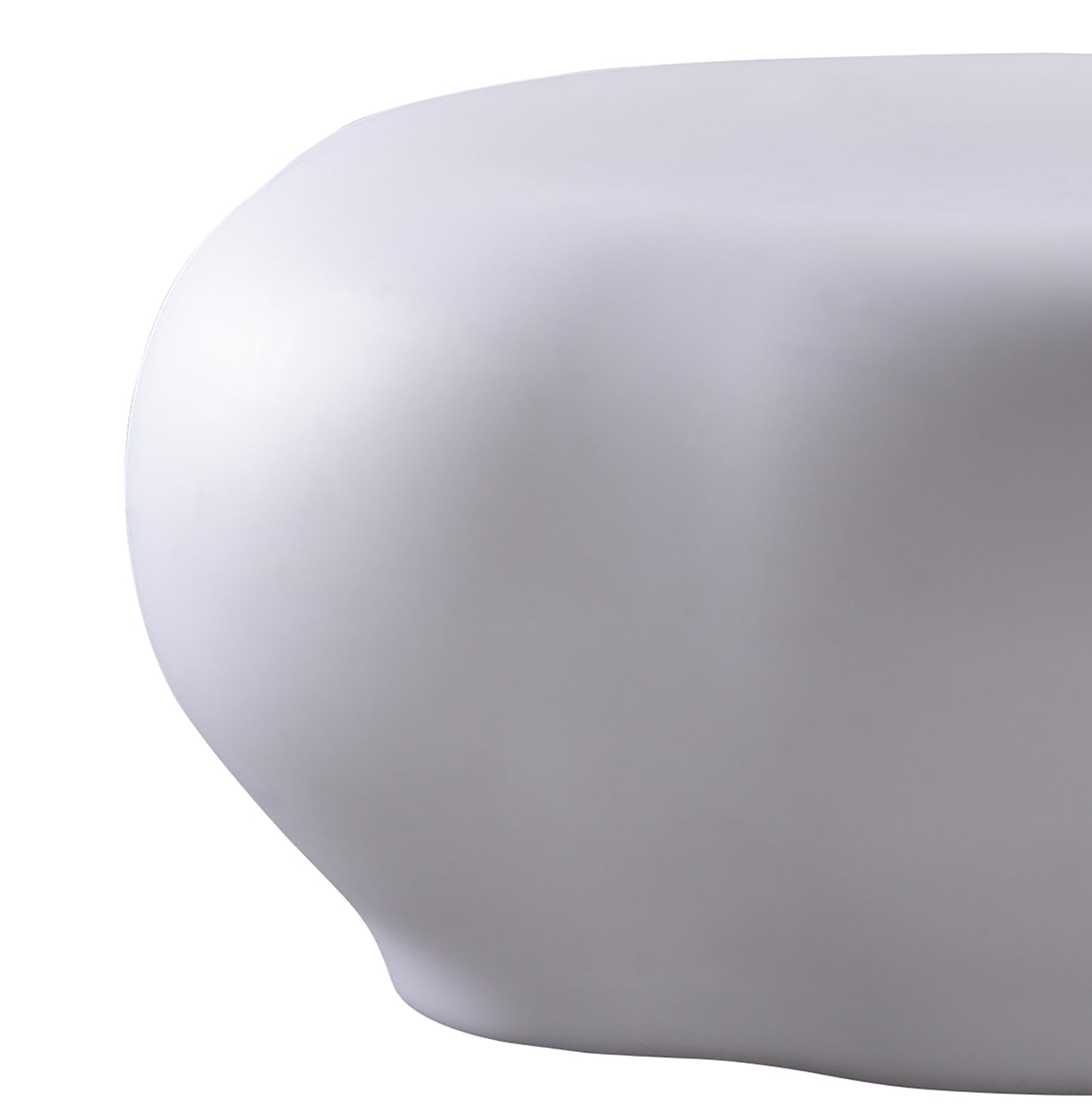 Huevo Stool 1 Light E27 Outdoor IP65, Opal White by Mantra