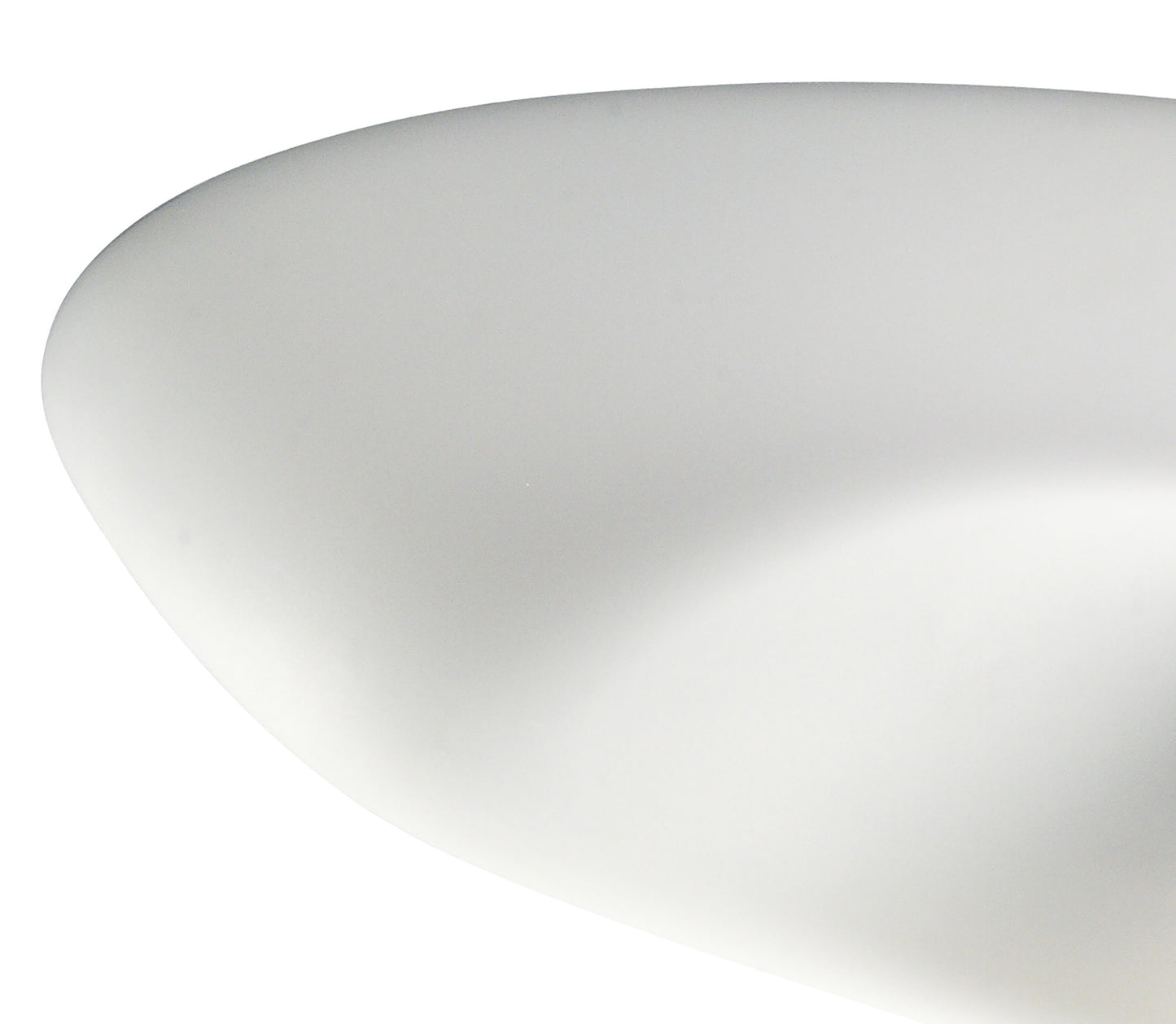 Huevo Ceiling 6 Light E27 Outdoor IP44, Polished Chrome / Opal White by Mantra