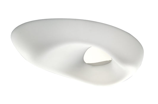 Huevo Ceiling 6 Light E27 Outdoor IP44, Polished Chrome / Opal White by Mantra