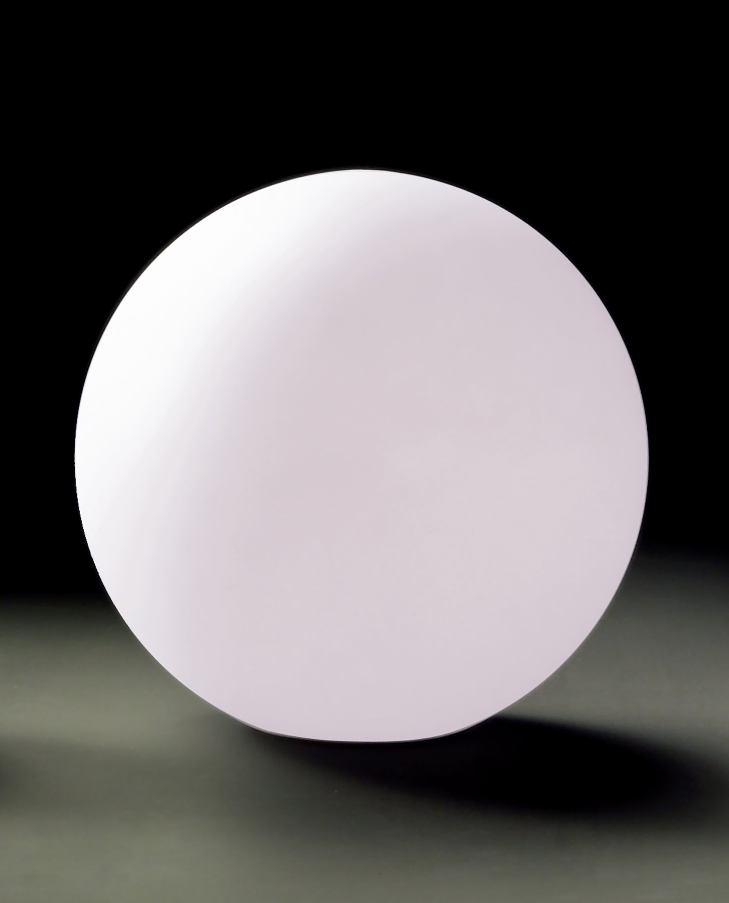 Huevo Ball Table Lamp 1 Light CFL Medium In Line Switch Indoor, Opal White by Mantra