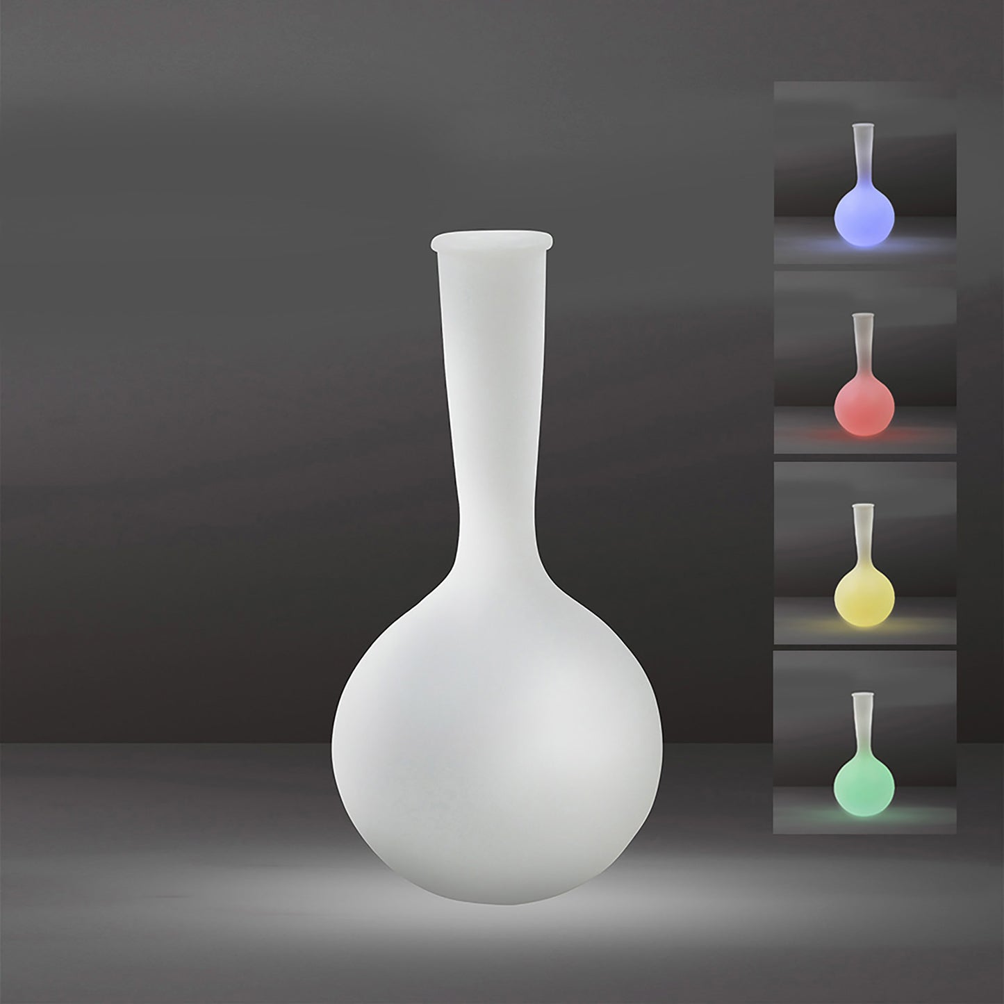 Flower Pot Small LED RGB (Export Only), 150lm, Opal White, 2yrs Warranty by Mantra