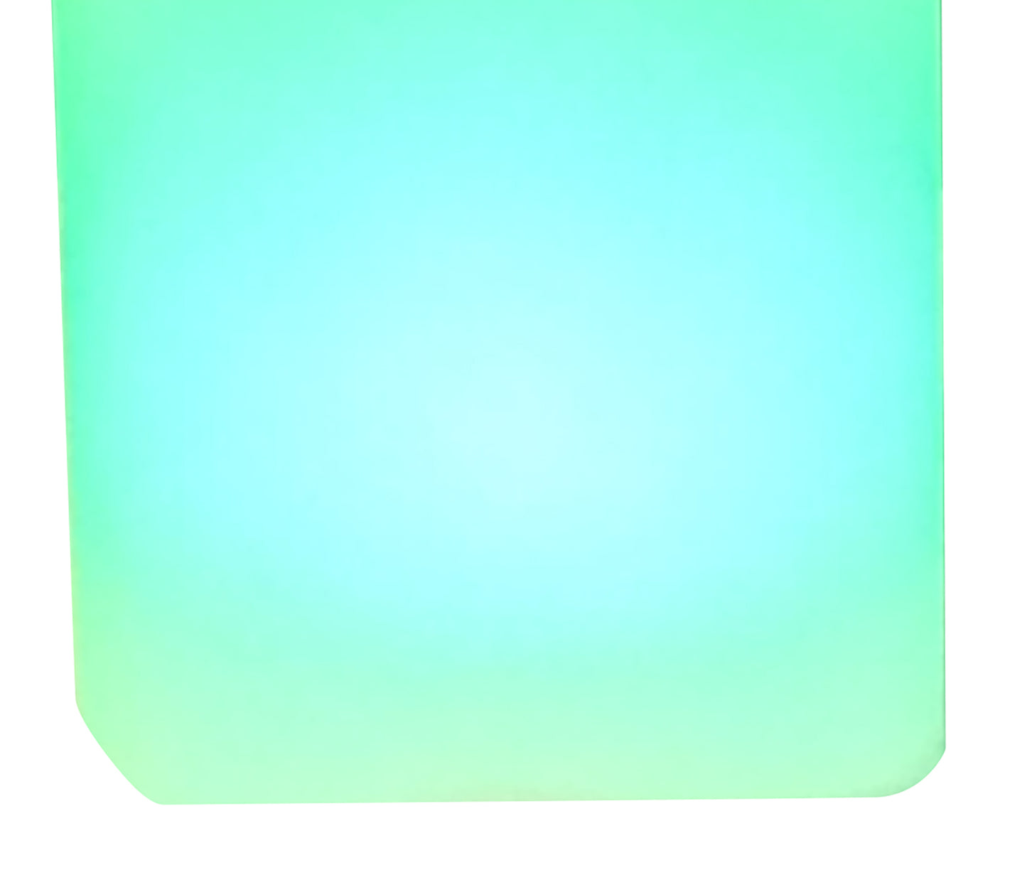 Square Shape Waterproof IP68 Could use in swimming pool. 7 Colours+white + candle. With remote control, Opal White by Mantra