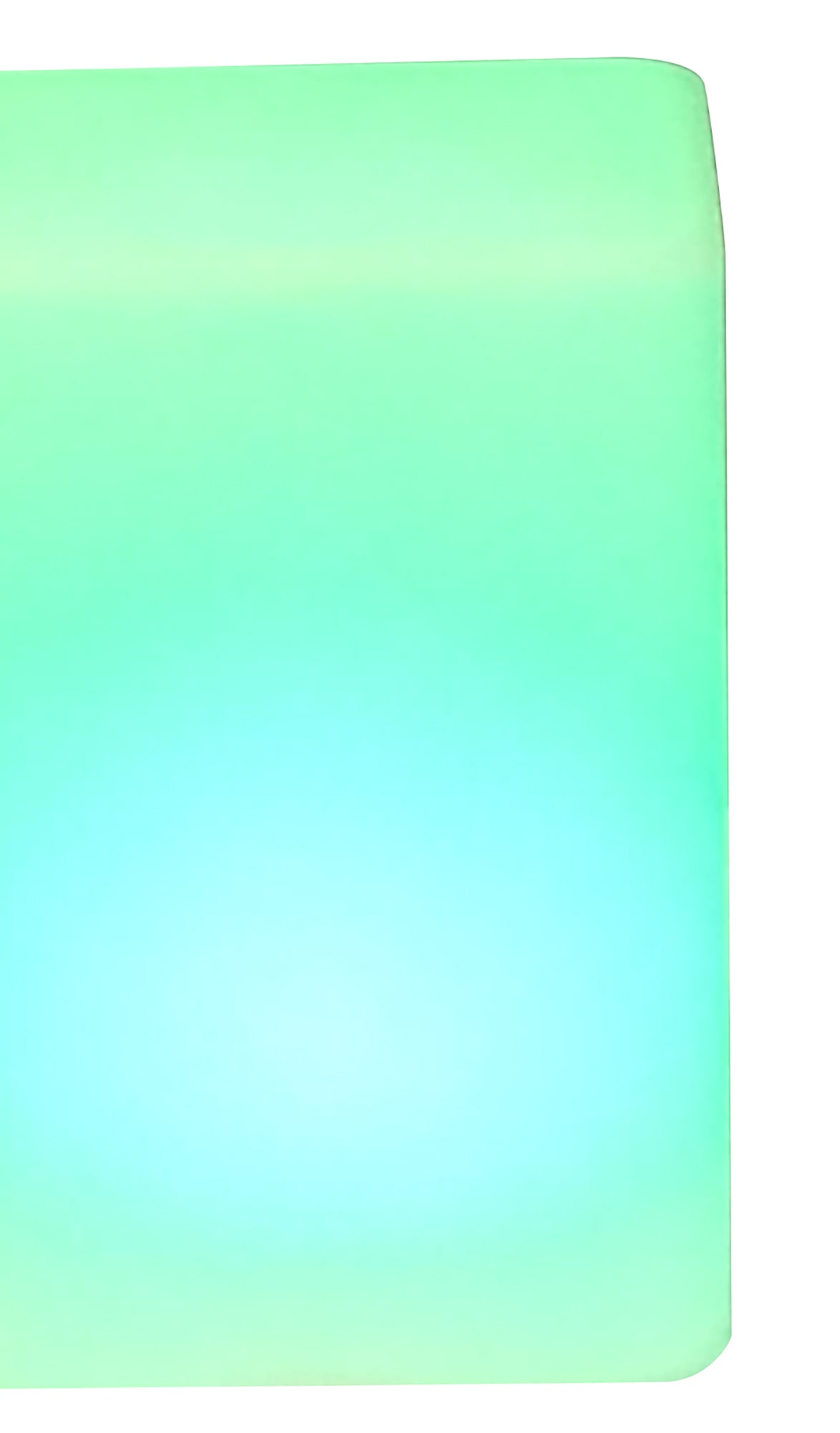 Square Shape Waterproof IP68 Could use in swimming pool. 7 Colours+white + candle. With remote control, Opal White by Mantra