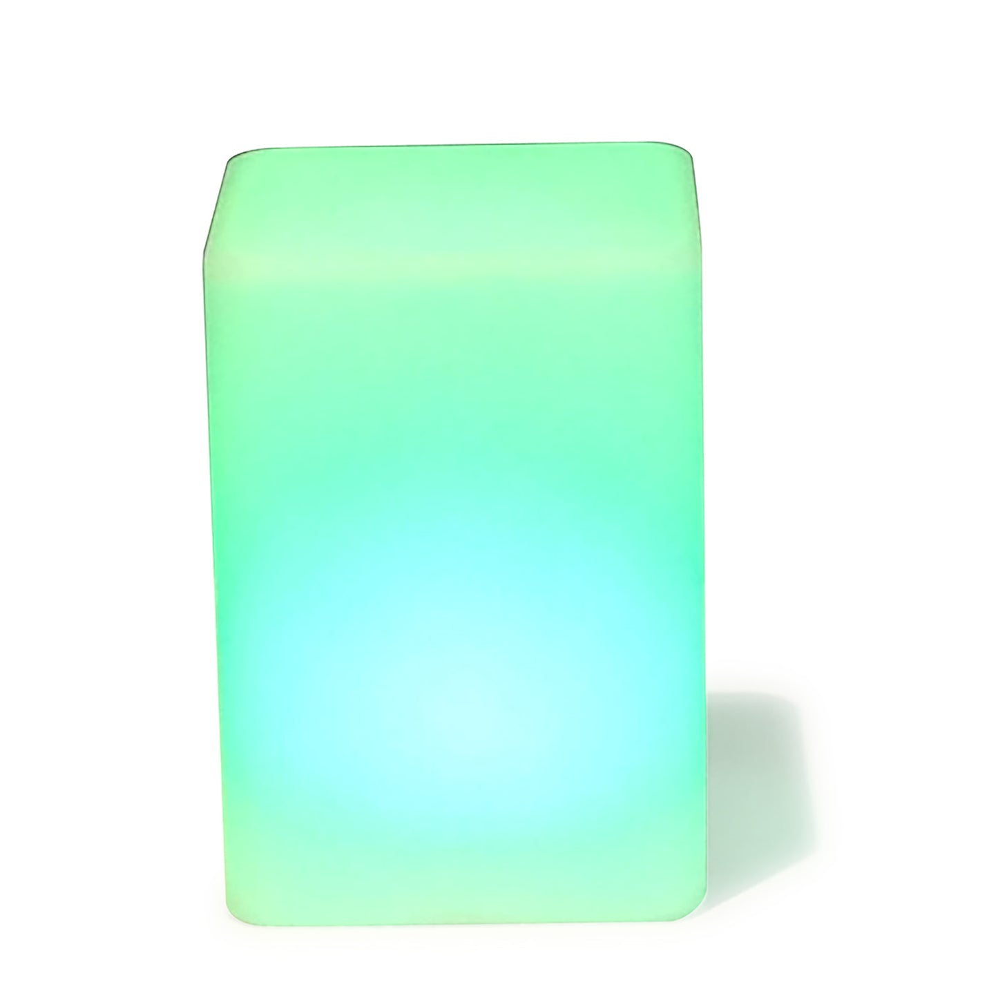Square Shape Waterproof IP68 Could use in swimming pool. 7 Colours+white + candle. With remote control, Opal White by Mantra