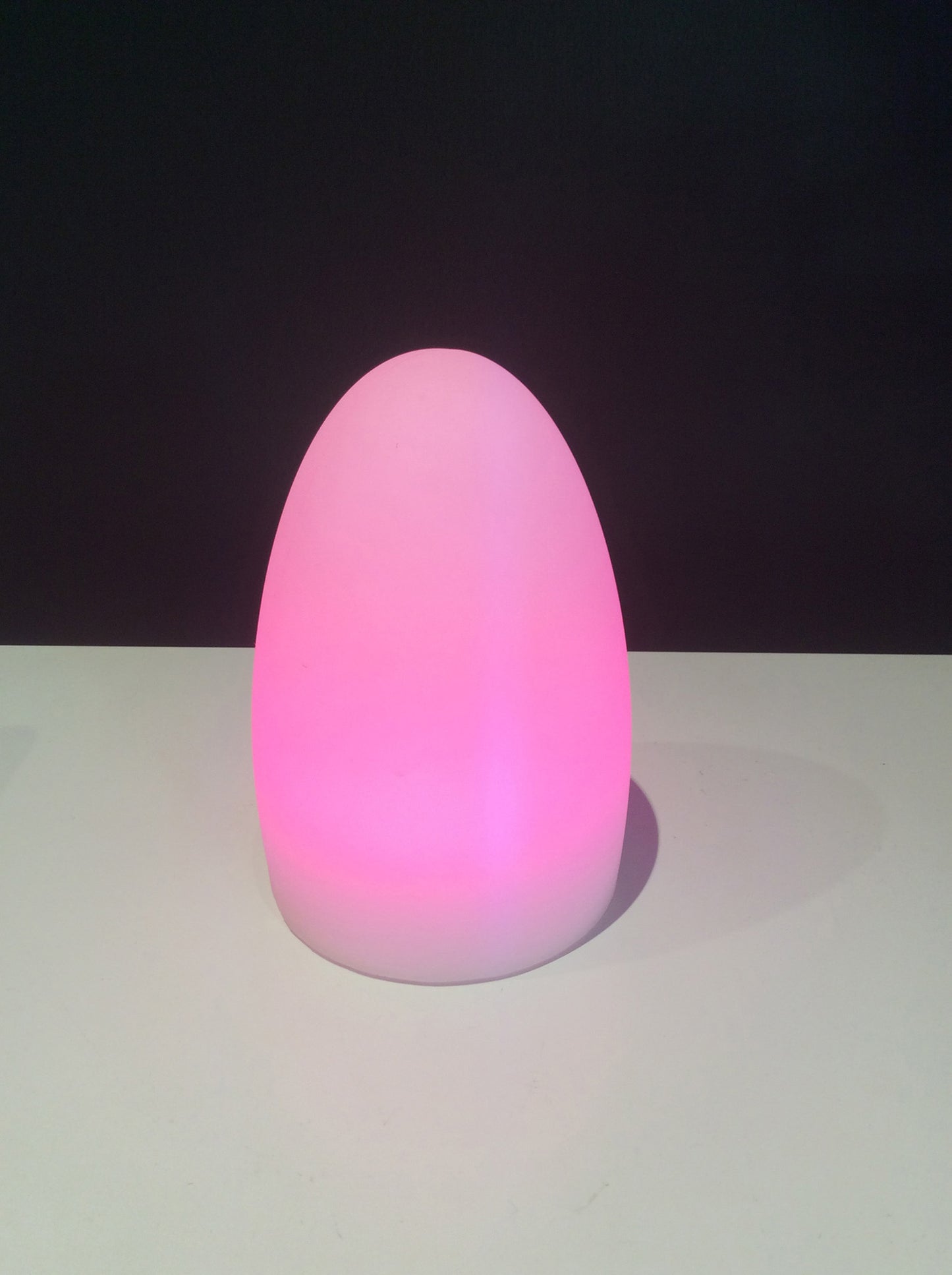 Oval Shape Waterproof Battery Operated Lamp Could use in swimming pool. 7 Colours+white + candle. With remote control, , Opal White, 2yrs Warranty by Mantra