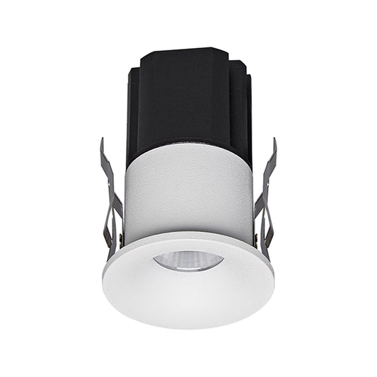 Hurgada IP54 Recessed Spotlight, 7W, 2700K, 571lm, White, Cut Out 35mm, Driver Included, 3yrs Warranty by Mantra