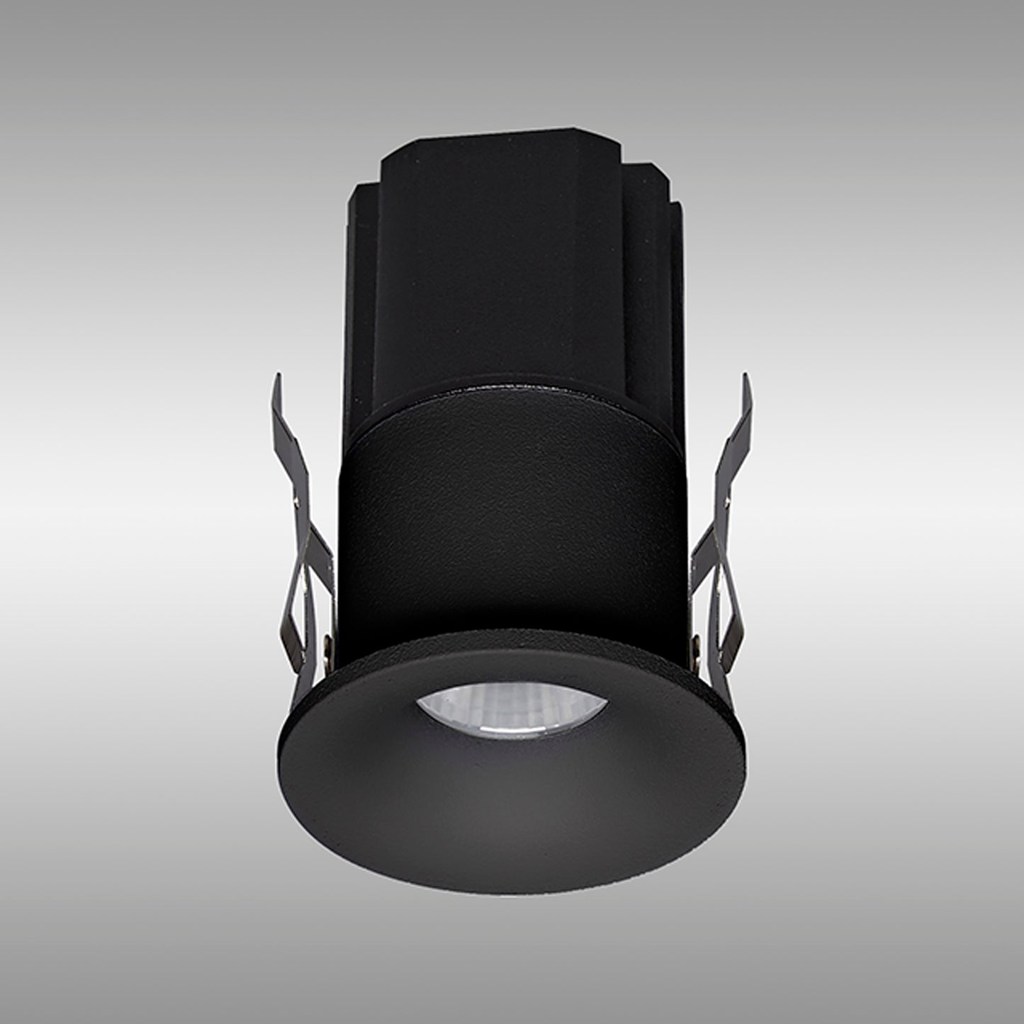 Hurgada IP54 Recessed Spotlight, 7W, 3000K, 571lm, Black, Cut Out 35mm, Driver Included, 3yrs Warranty by Mantra