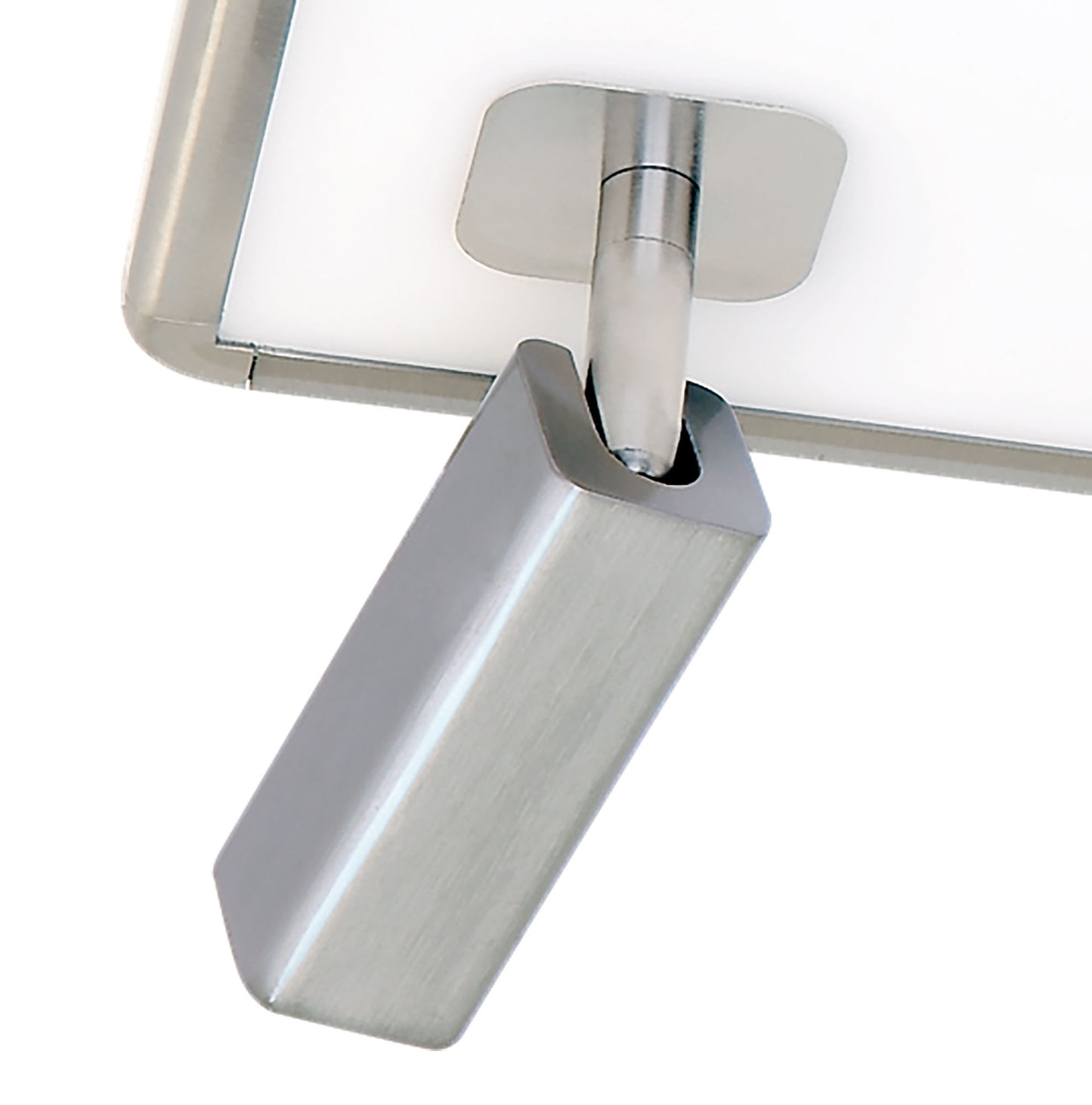 Ibiza Flush Ceiling Light 4 Head With Backlit Light 40W LED Square Satin Nickel 4000K, 3000lm, 3yrs Warranty by Mantra