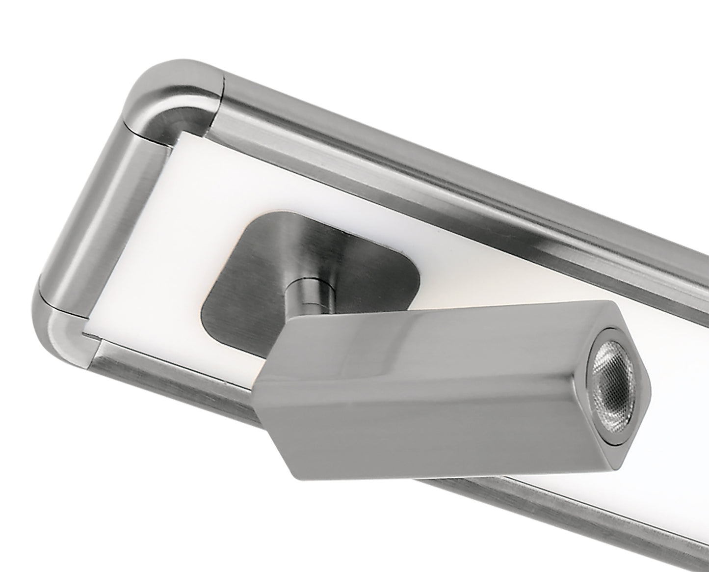 Ibiza Flush Ceiling, Wall 3 Head With Backlit Light 30W LED Satin Nickel 4000K, 2200lm, 3yrs Warranty by Mantra