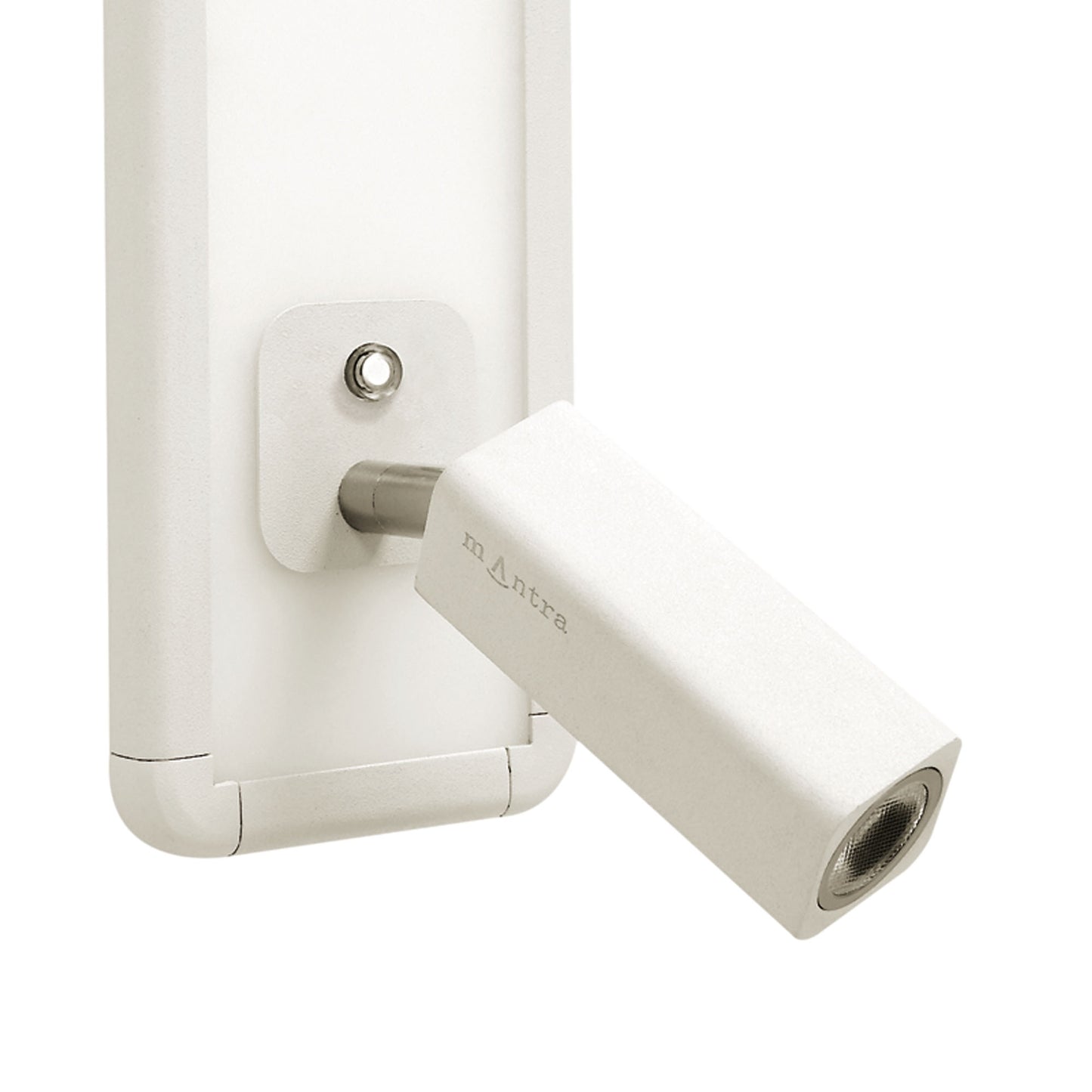 Ibiza Wall Lamp Single Head With Backlit Light 10W LED White 4000K, 700lm, 3yrs Warranty by Mantra