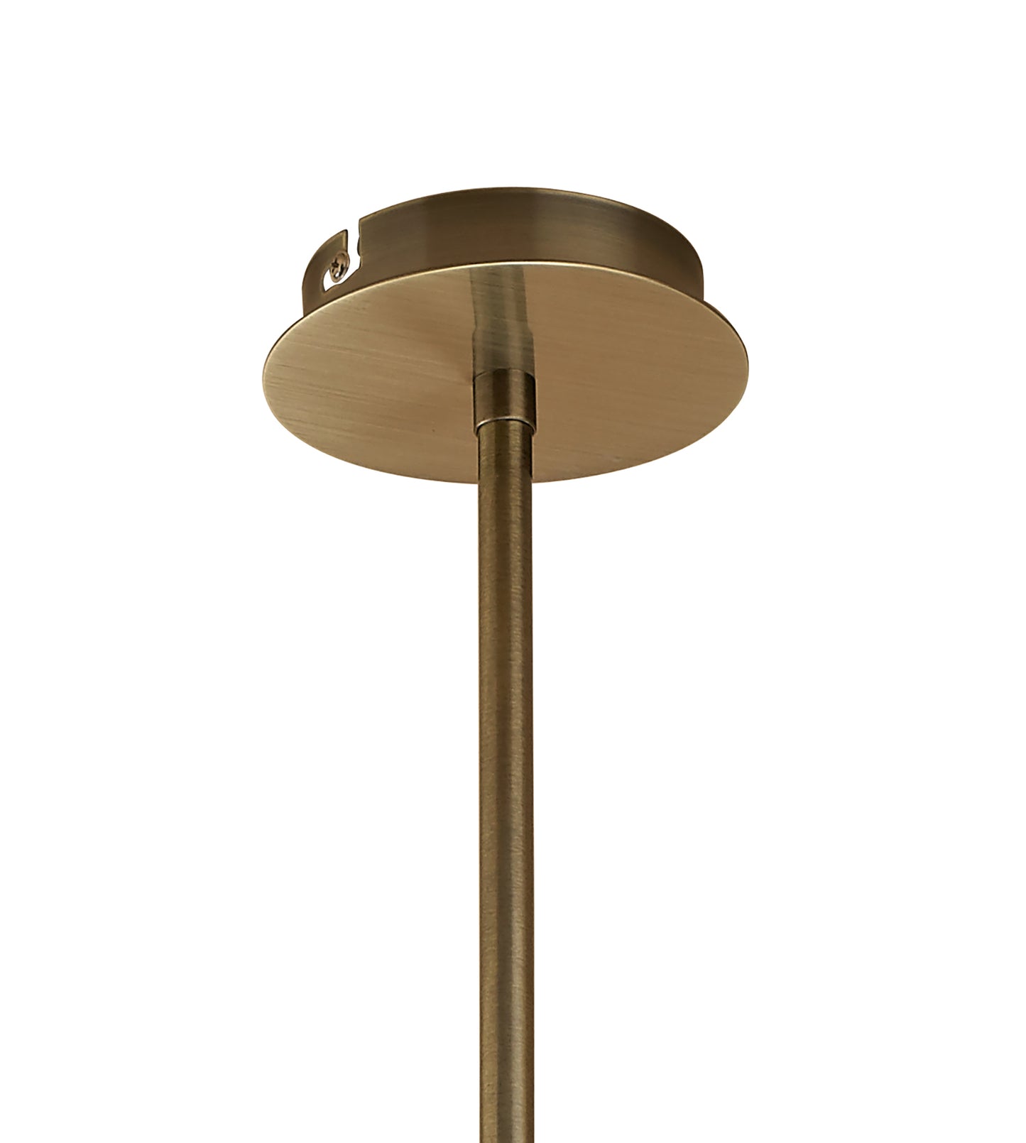 Ice Linear Pendant 4 Light G9 ECO Bar, Antique Brass by Mantra