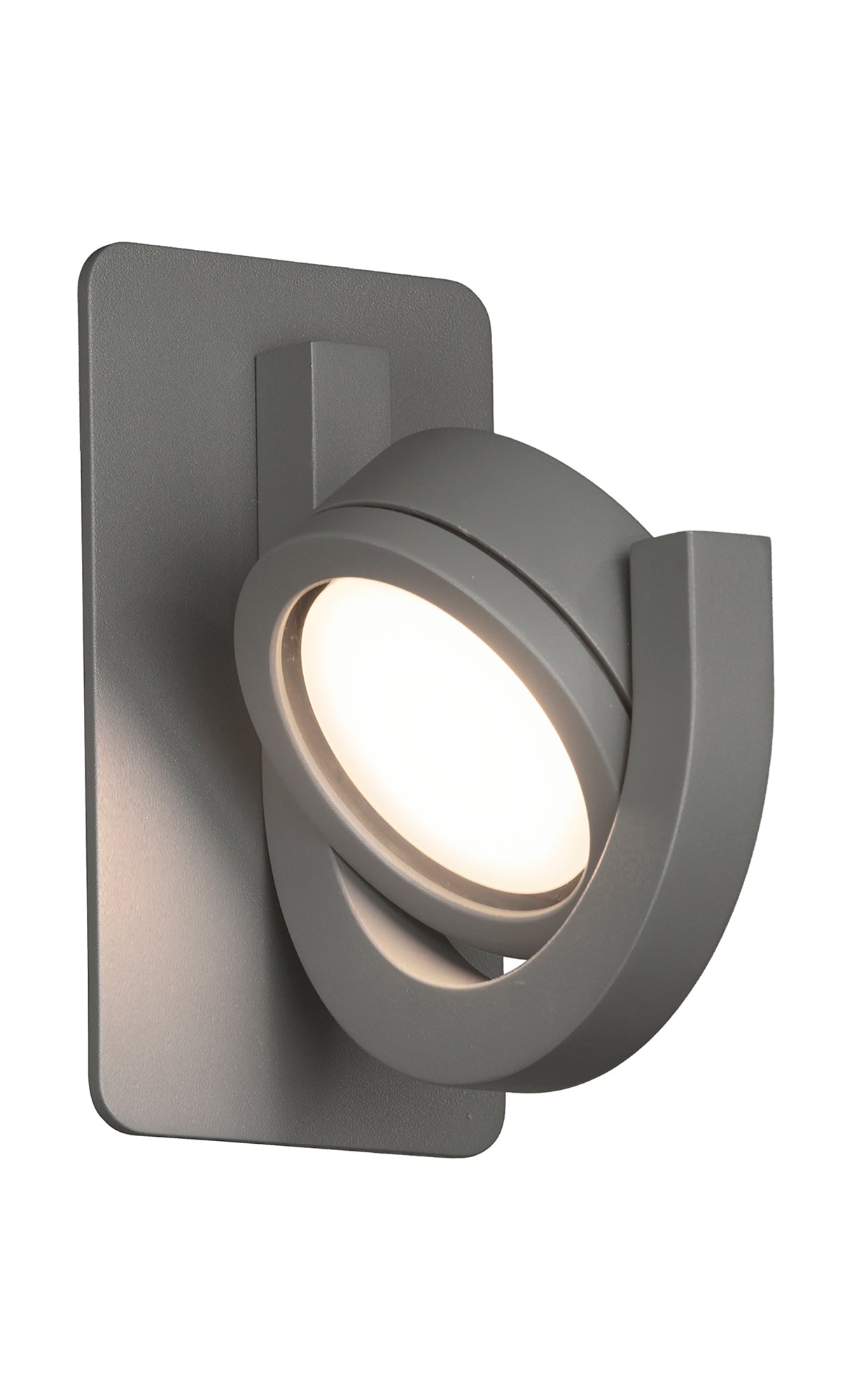 Iguazu Wall Lamp, Requires 1 x GX53 (Max 9W, Not Included), IP54, Anthracite, 2yrs Warranty by Mantra