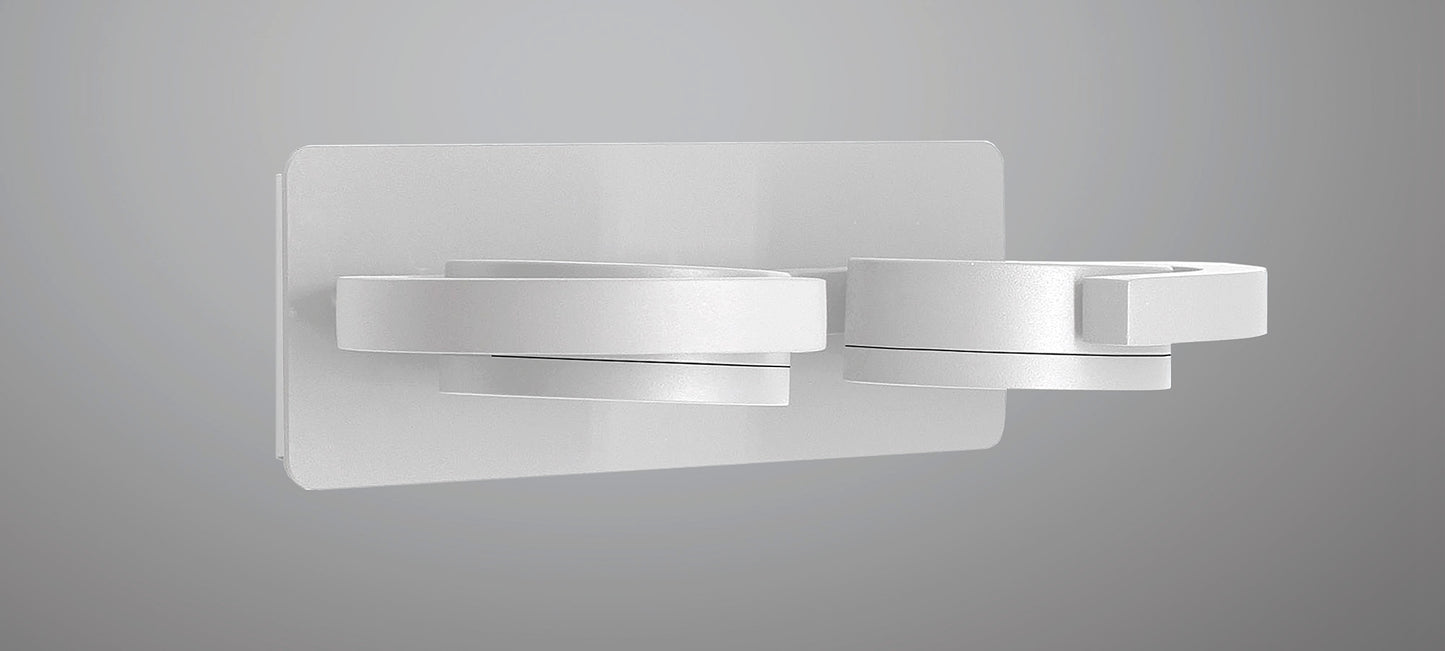 Iguazu Wall Lamp, Requires 2 x GX53 (Max 10W, Not Included), IP54, White, 2yrs Warranty by Mantra