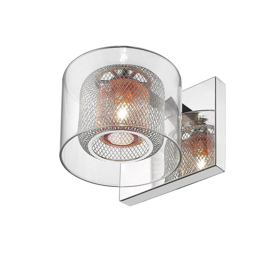 Laure 1 Light Glass Copper Mesh Wall