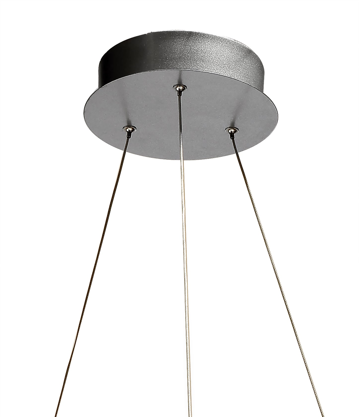 Infinity Pendant 60W LED 3000K, 4500lm, Dimmable Silver/Polished Chrome/White Acrylic, 3yrs Warranty by Mantra