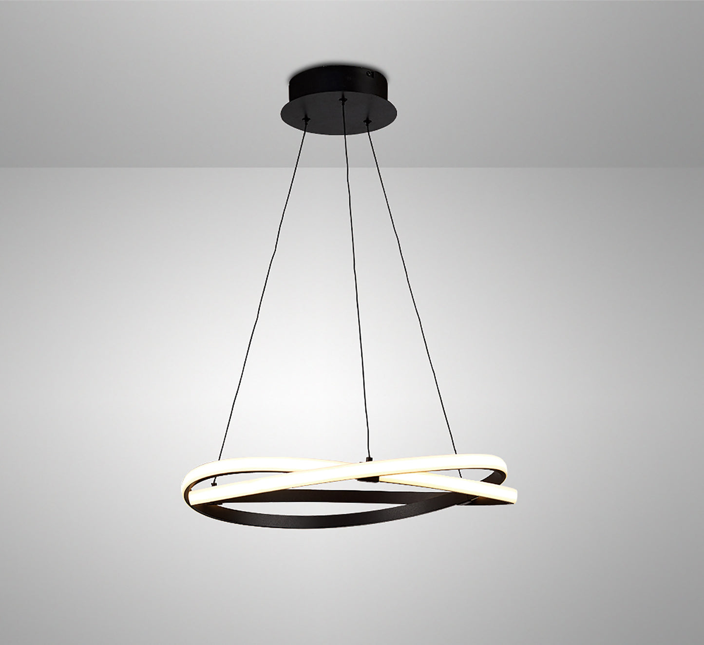 Infinity Brown Oxide Dimmable Pendant 42W LED 2800K, 3400lm, Brown Oxide/White Acrylic, 3yrs Warranty by Mantra