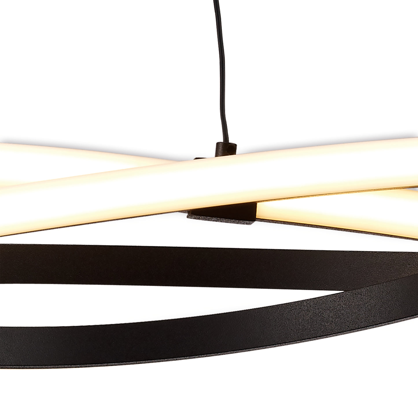 Infinity Brown Oxide Dimmable Pendant 42W LED 2800K, 3400lm, Brown Oxide/White Acrylic, 3yrs Warranty by Mantra