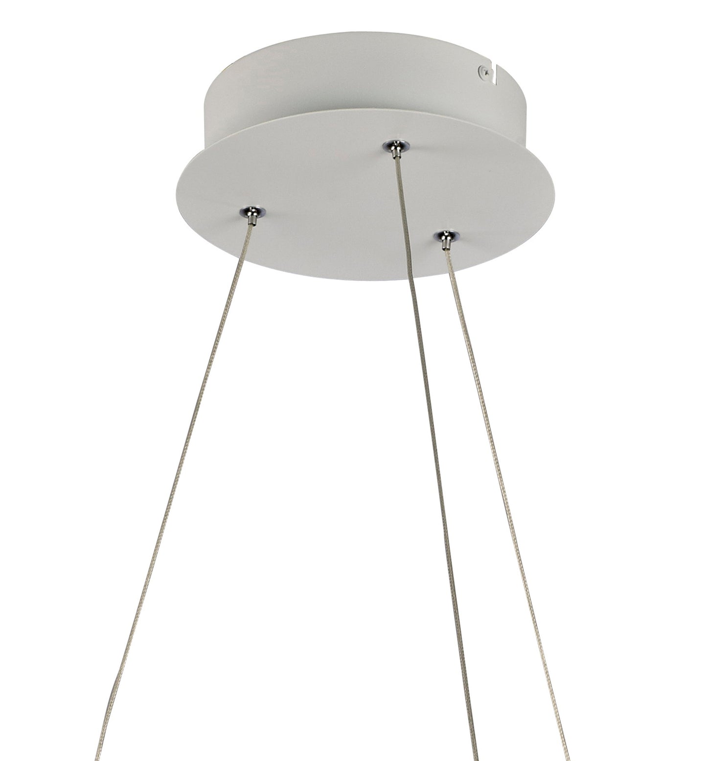 Infinity Blanco Pendant 60W LED 2800K, 4500lm, Dimmable White/White Acrylic, 3yrs Warranty by Mantra