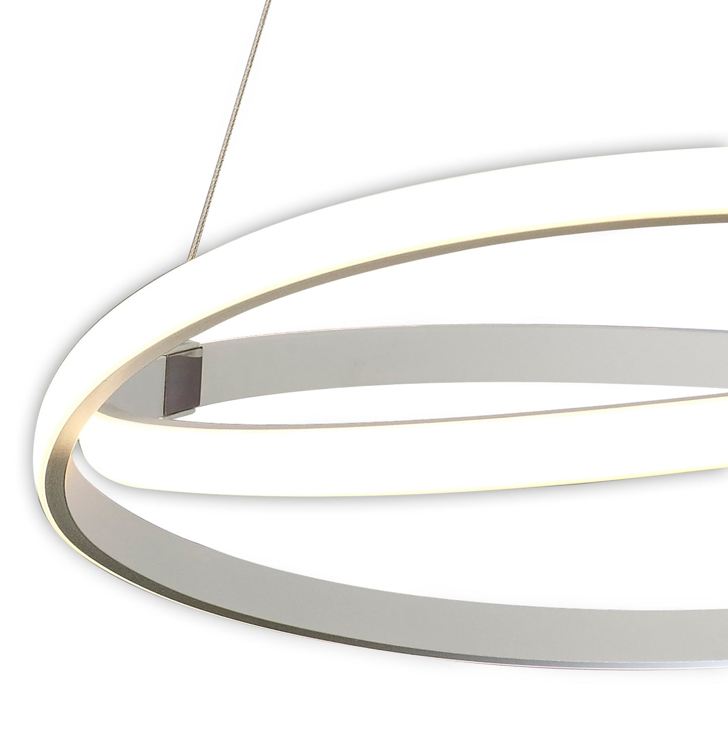 Infinity Blanco Pendant 60W LED 2800K, 4500lm, Dimmable White/White Acrylic, 3yrs Warranty by Mantra