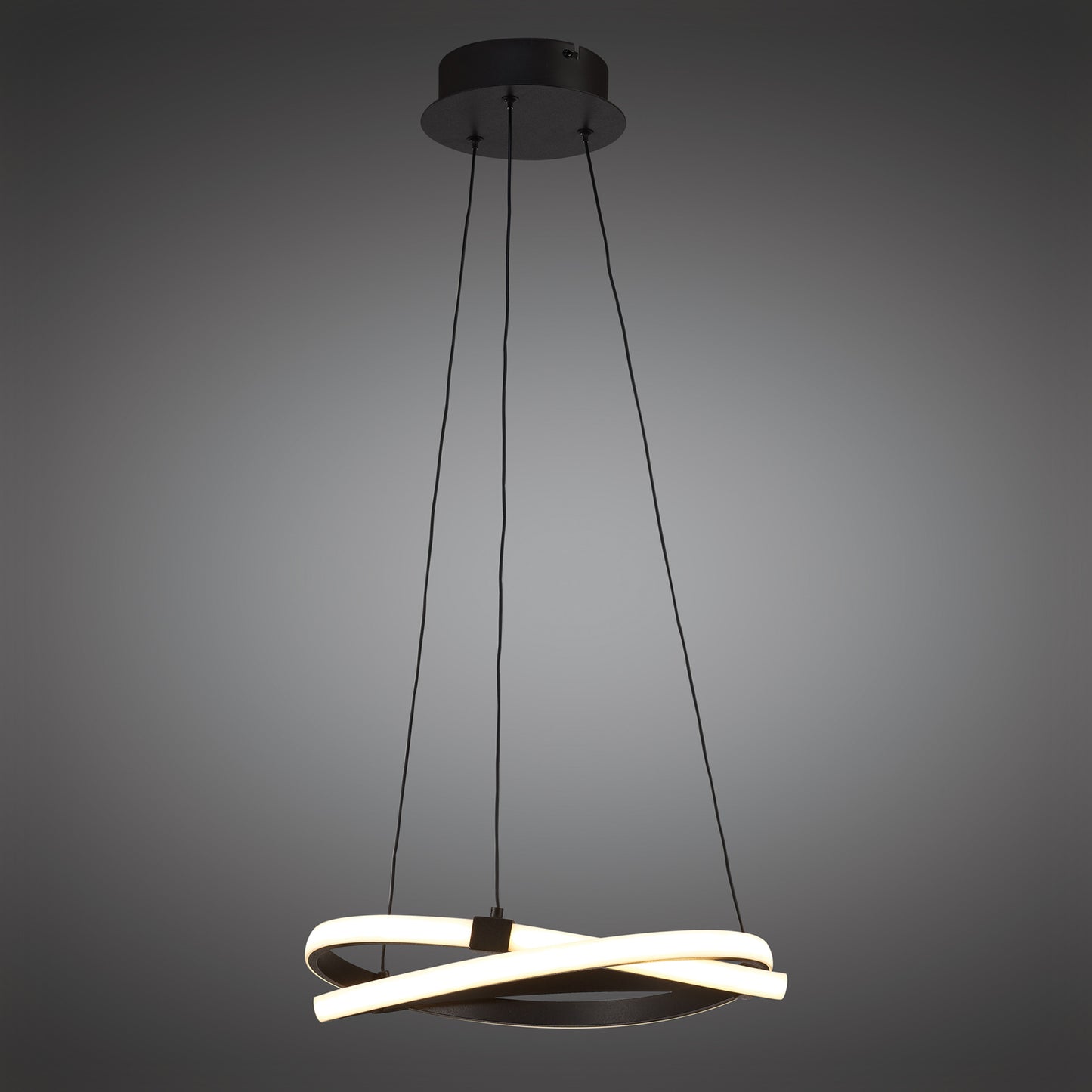 Infinity Pendant 30W LED 2800K, 2500lm, Brown Oxide/White Acrylic, 3yrs Warranty by Mantra