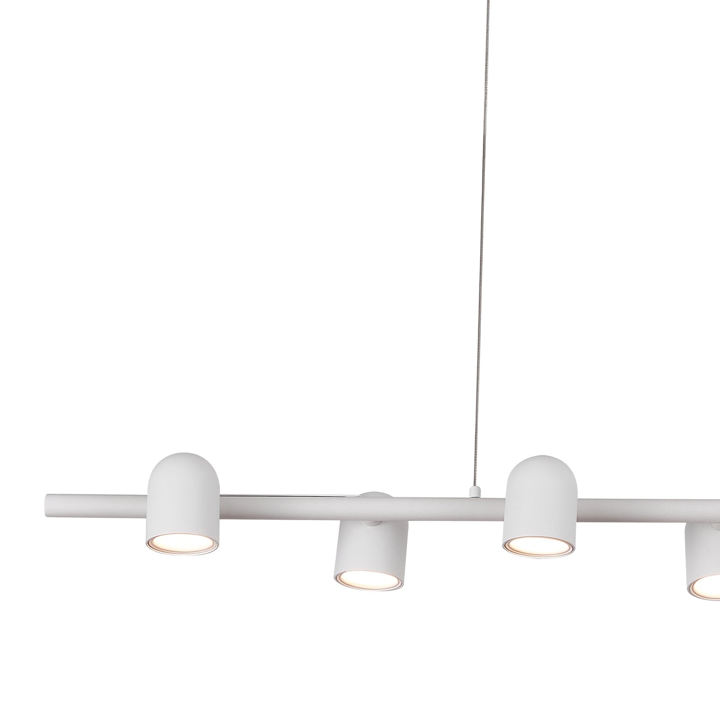 Ios Linear Pendant, 6 x GU10, White by Mantra