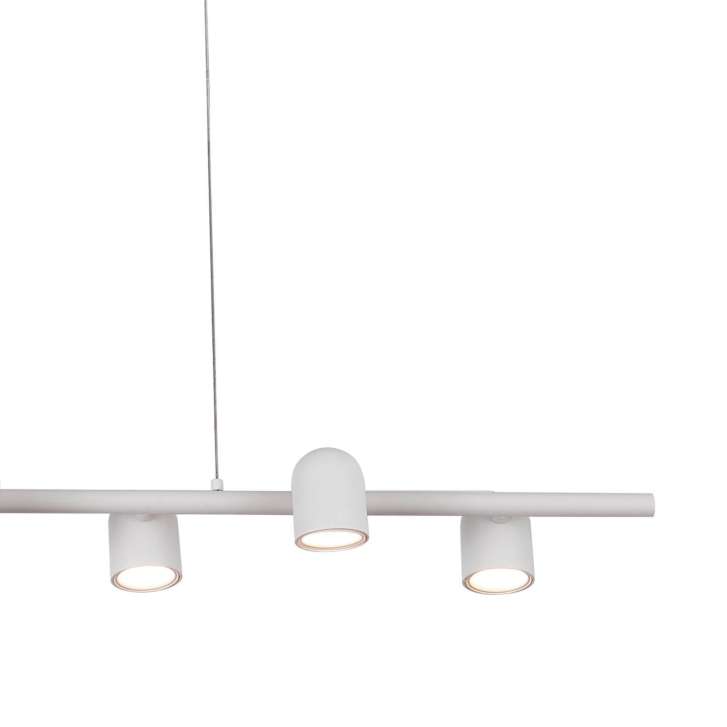 Ios Linear Pendant, 6 x GU10, White by Mantra