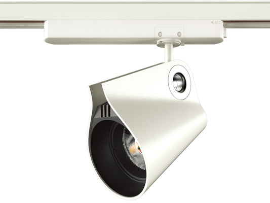 Ipsilon 1 Light Track Light 35W LED 4000K, 38º 3850lm, White, 5yrs Warranty by Mantra