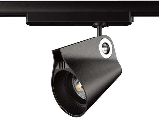 Ipsilon 1 Light Track Light 35W LED 4000K, 38º 3850lm, Black, 5yrs Warranty by Mantra
