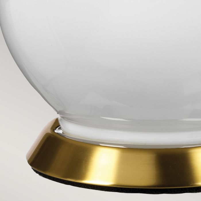 Isla 1 Light Table Light - Aged Brass, White, Pink with Ballerina Pink Shade