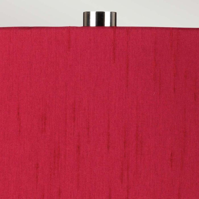 Isla 1 Light Table Light - Polished Nickel, White, Red with Beetroot Red Shade