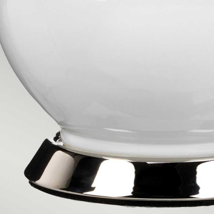 Isla 1 Light Table Light - Polished Nickel, White, Teal with Mallard Teal Shade