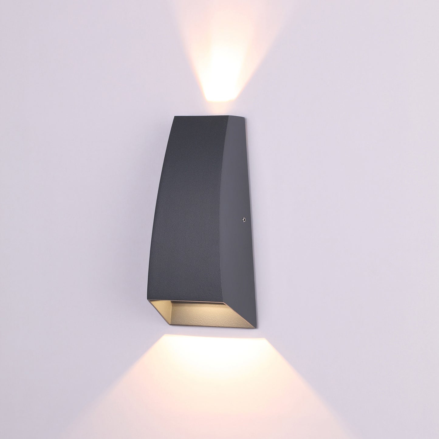 Jackson Wall Lamp, 6W LED, 3000K, 420lm, IP54, Anthracite, 3yrs Warranty by Mantra