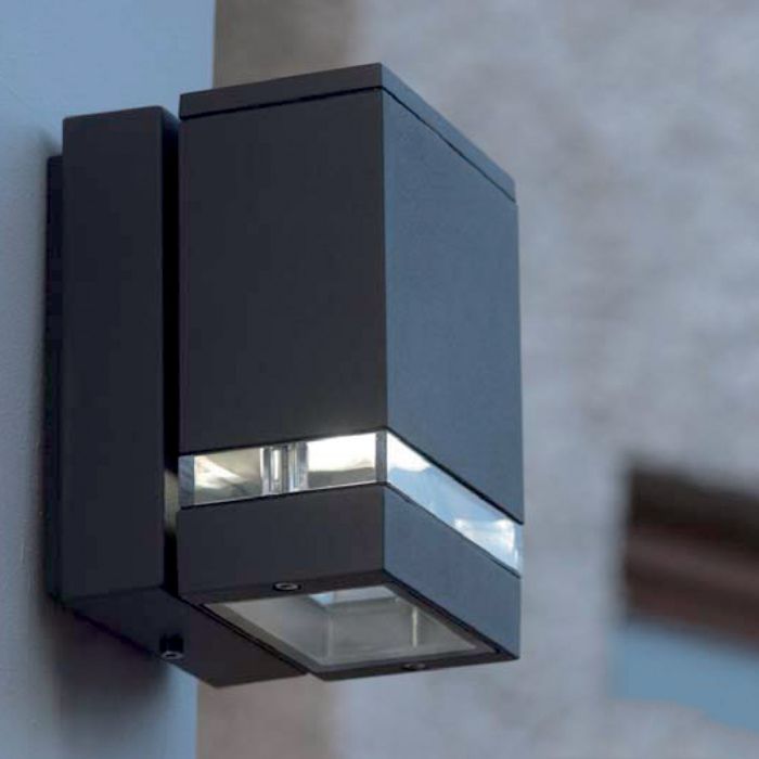 Jannik 1 Light Led Wall Light - Graphite