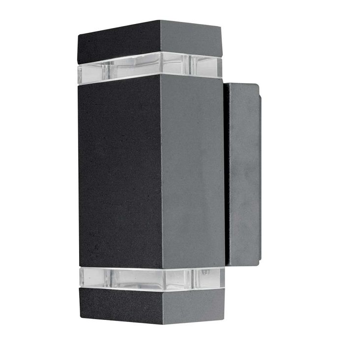 Jannik 2 Light Led Wall Light - Graphite