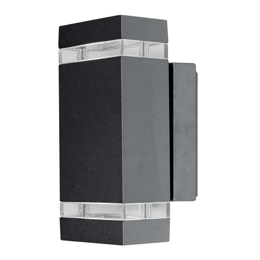 Jannik 2 Light Led Wall Light - Graphite
