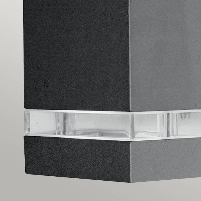 Jannik 2 Light Led Wall Light - Graphite