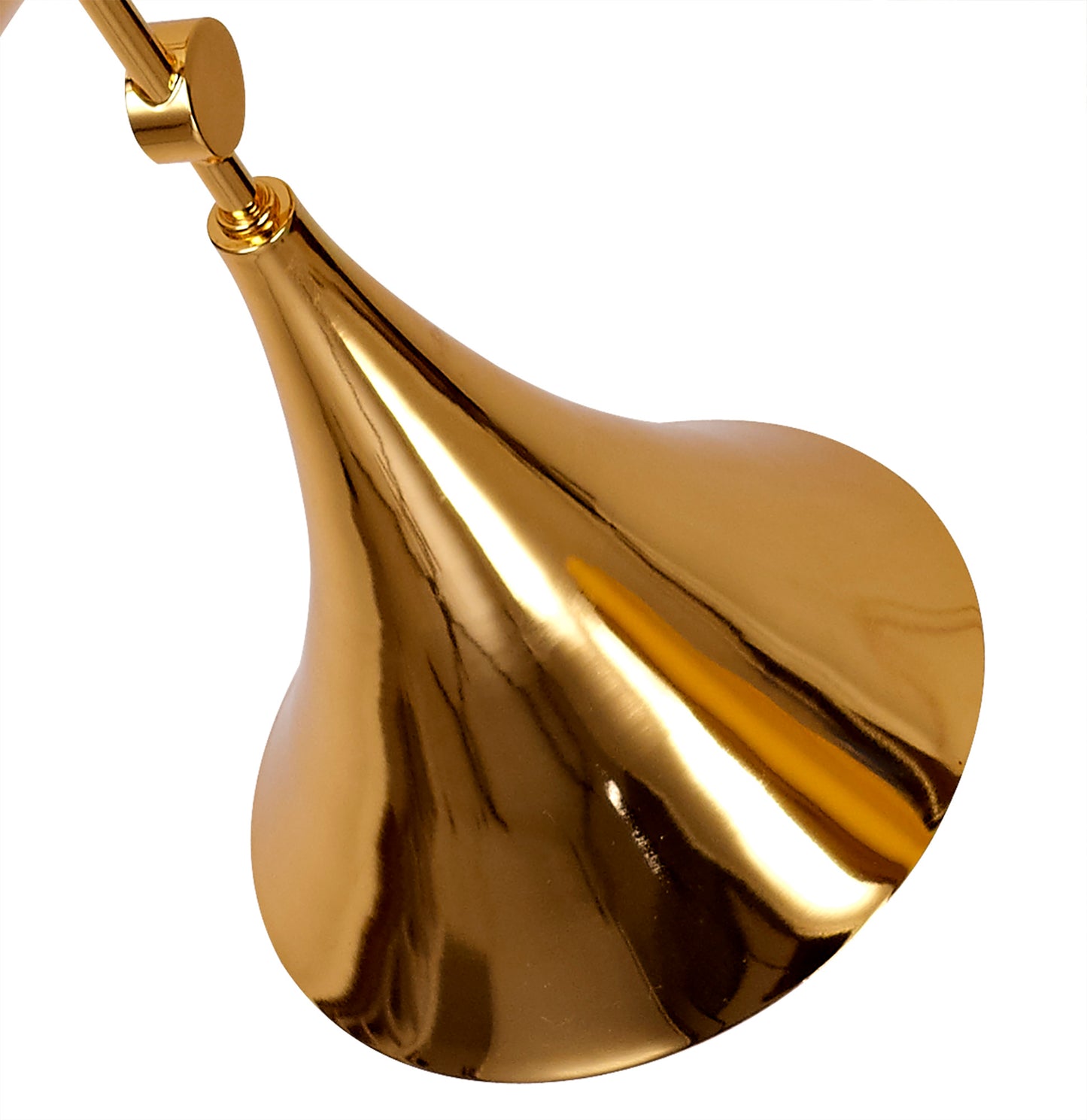 Jazz Ceiling, 76cm Round, 5 x E27 (Max 20W), Polished Gold by Mantra
