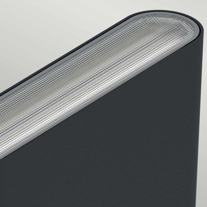 Jens LED Wall Light - Black, Cast Aluminium, Polycarbonate Lens